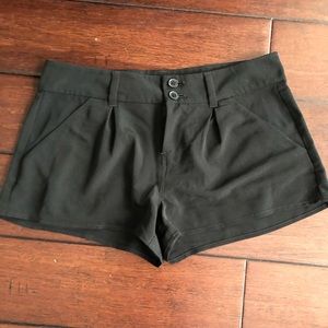 Black flowy shorts size 4